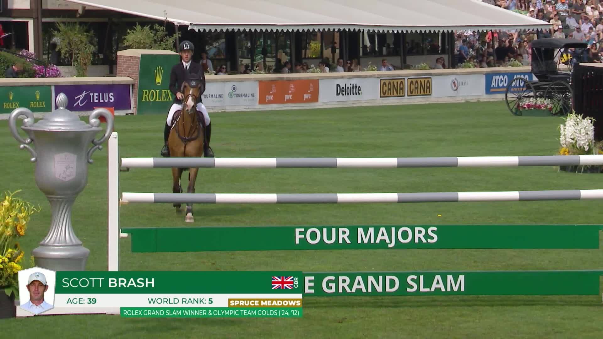 Scott Brash with Hello Jefferson - CSIO5* Spruce Meadows 'Masters' Tournament 2025 - Round 1