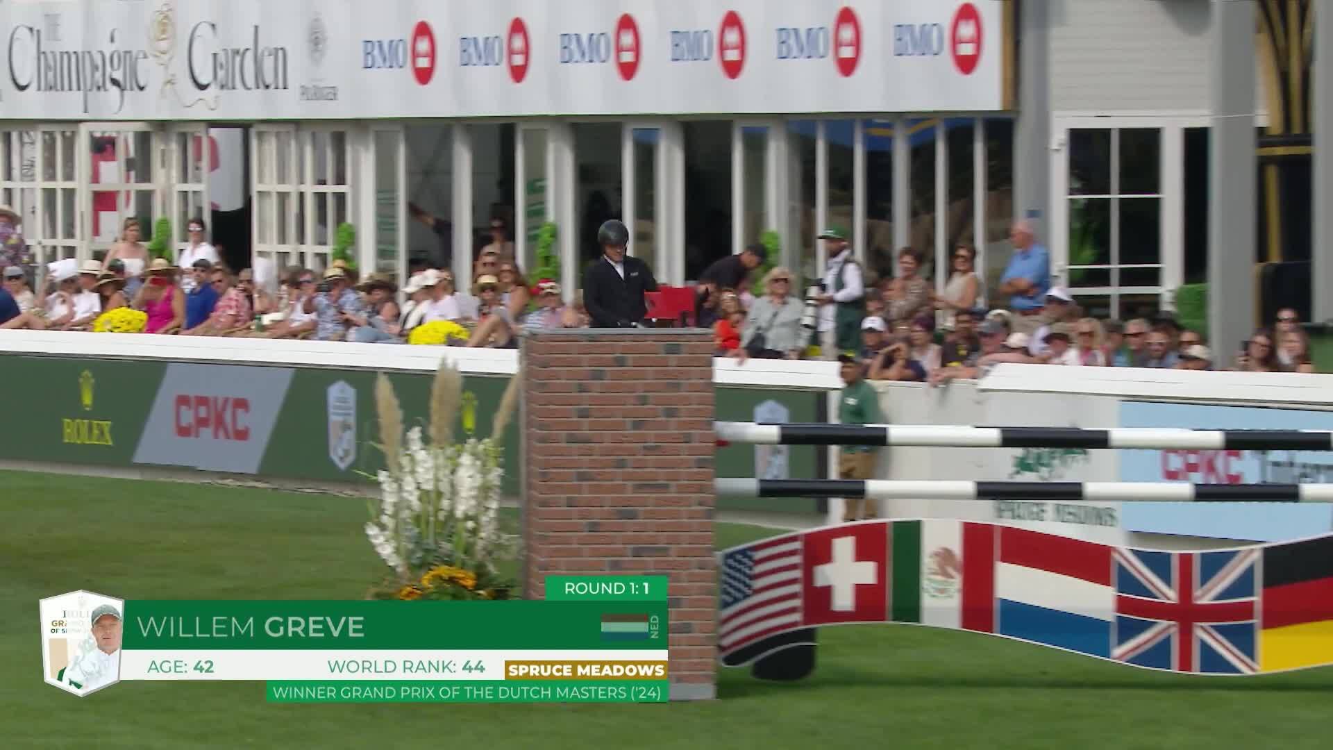 Willem Greve with Grandorado Tn N.O.P. - CSIO5* Spruce Meadows 'Masters' Tournament 2025 - Round 2