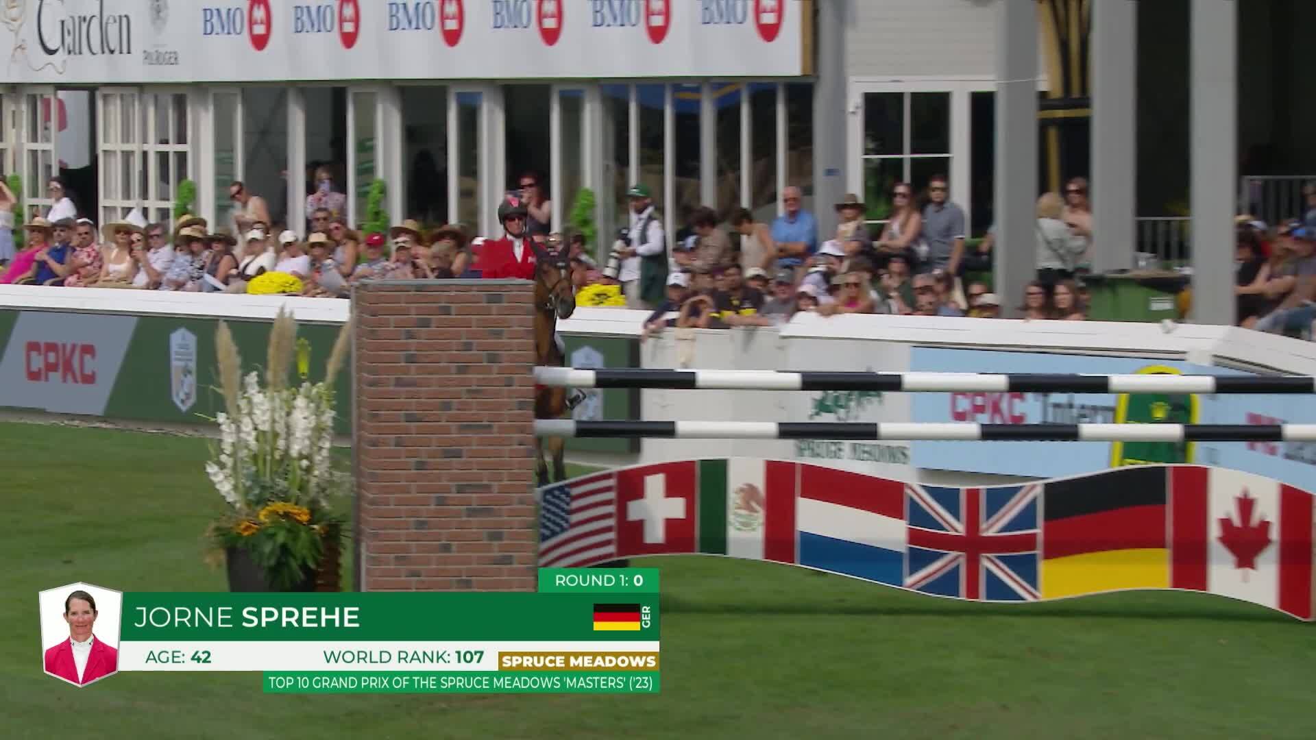 Jorne Sprehe with Sprehe Hot Easy - CSIO5* Spruce Meadows 'Masters' Tournament 2025 - Round 2