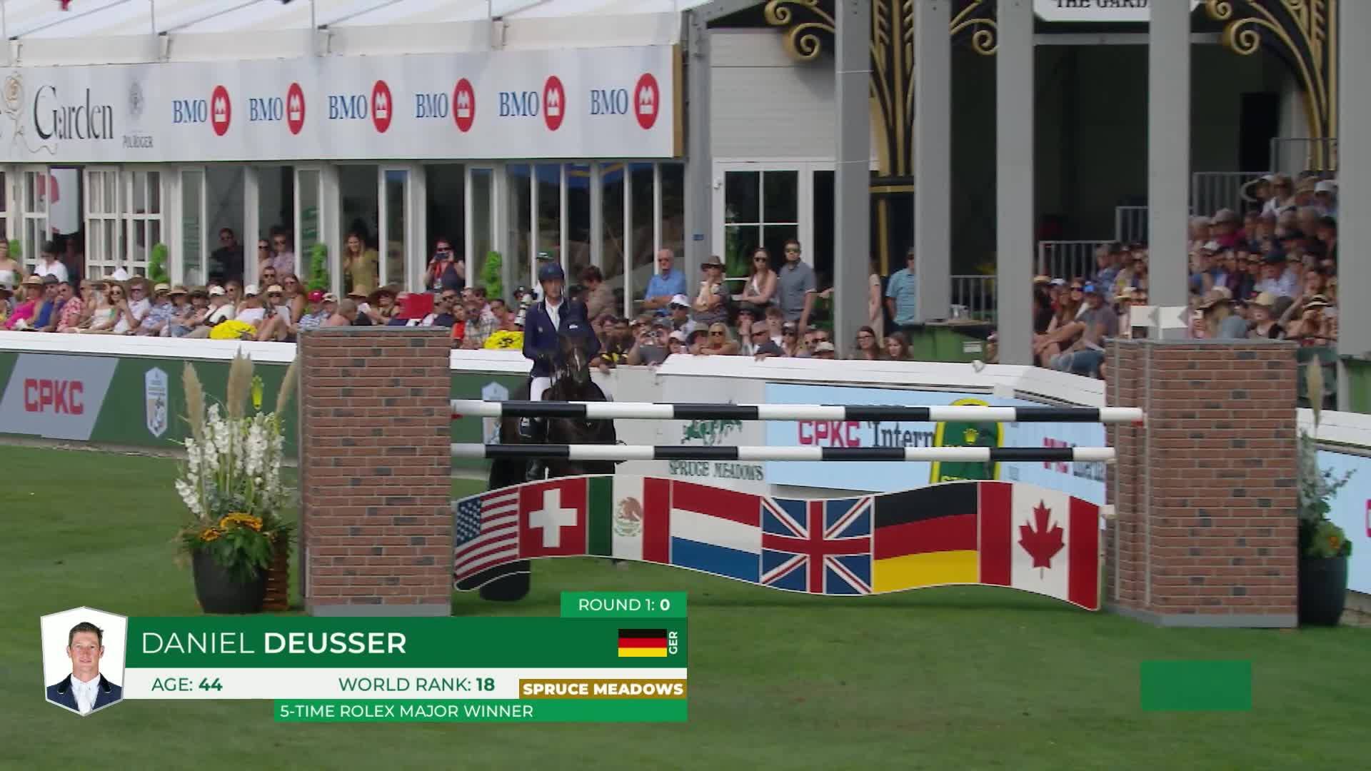Daniel Deusser with Otello de Guldenboom - CSIO5* Spruce Meadows 'Masters' Tournament 2025 - Round 2