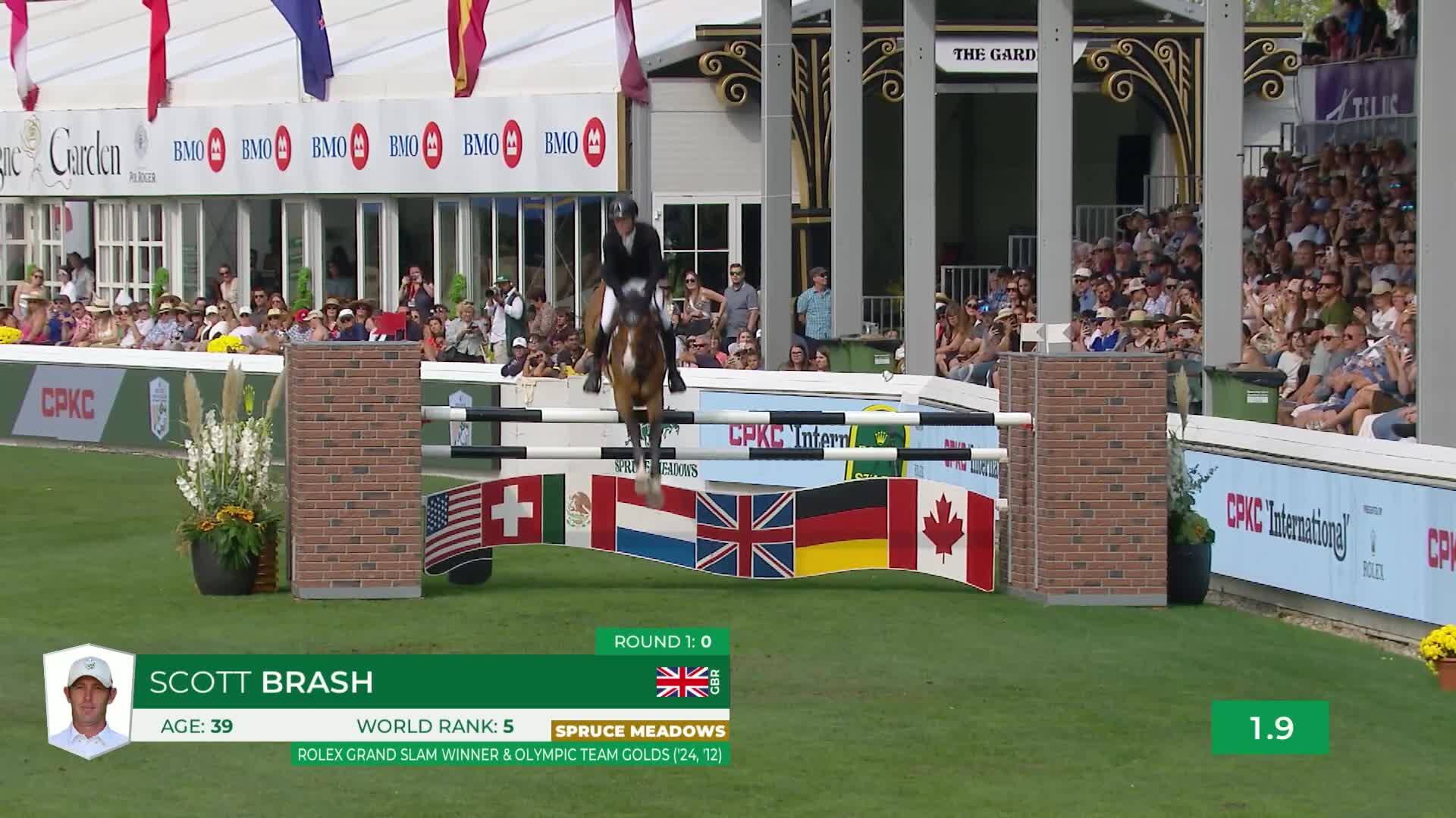 Scott Brash with Hello Jefferson - CSIO5* Spruce Meadows 'Masters' Tournament 2025 - Round 2
