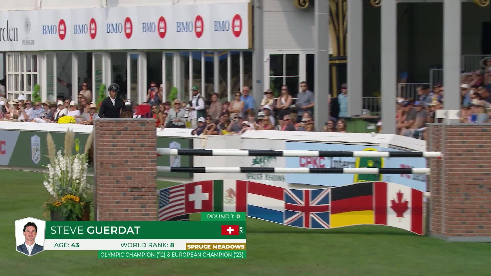 Steve Guerdat with Venard de Cerisy - CSIO5* Spruce Meadows 'Masters' Tournament 2025 - Round 2