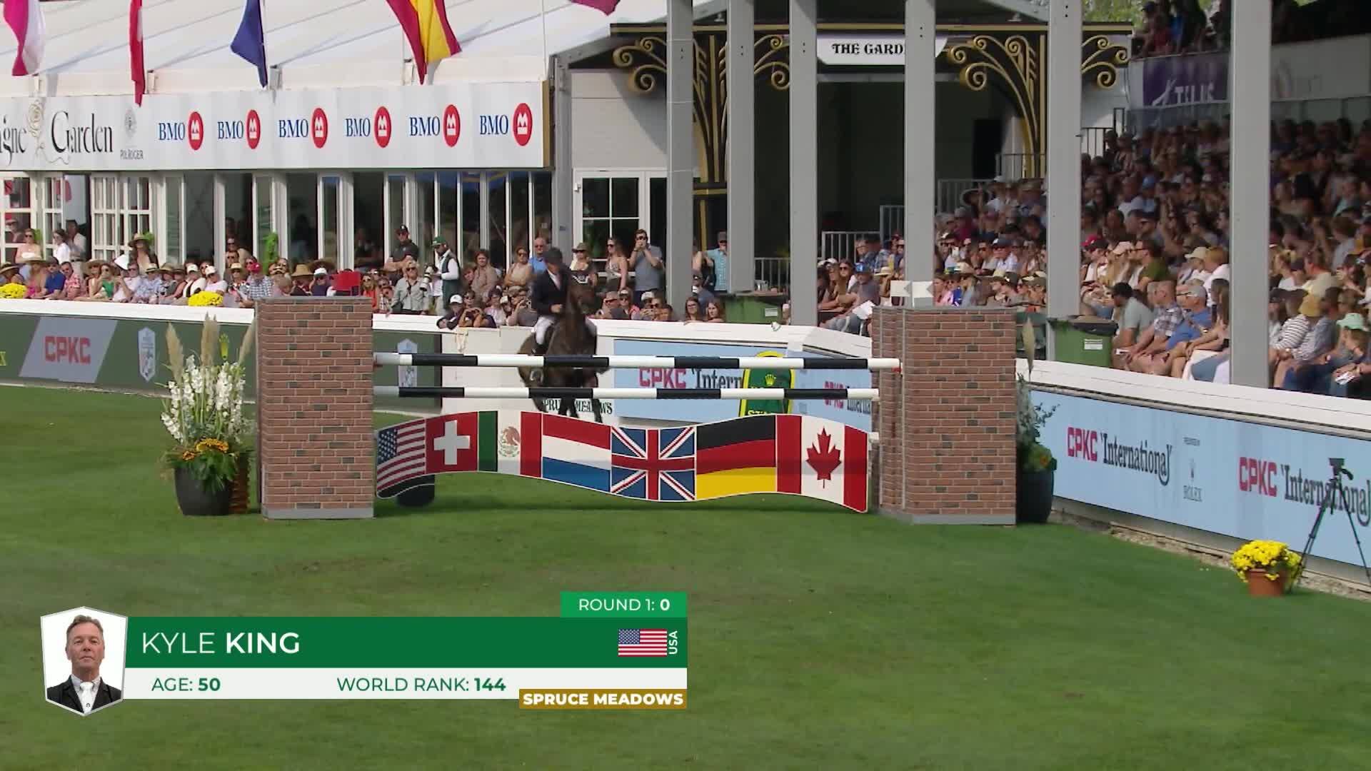 Kyle King with Kayenne Z - CSIO5* Spruce Meadows 'Masters' Tournament 2025 - Round 2