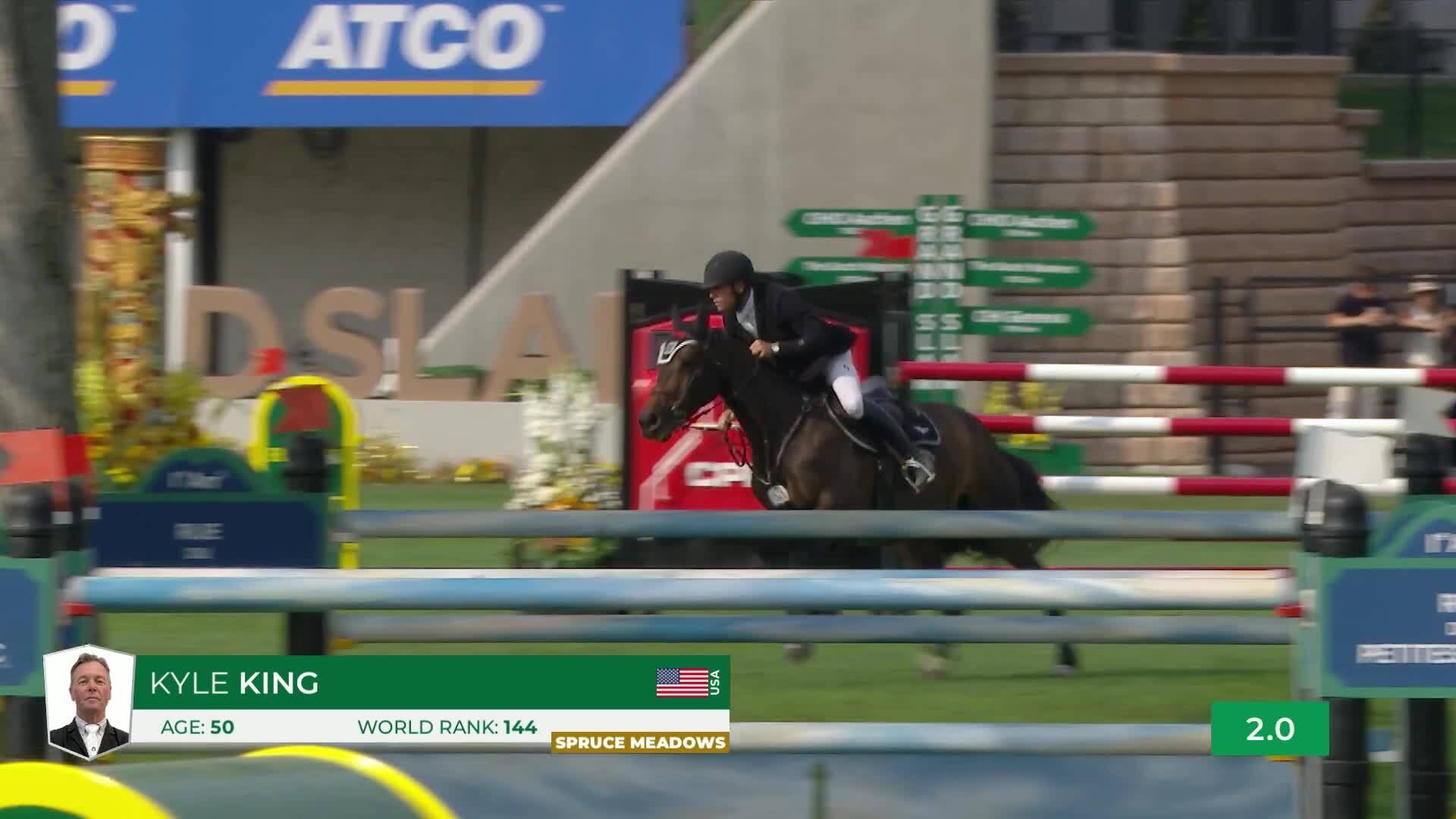 Kyle King with Kayenne Z - CSIO5* Spruce Meadows 'Masters' Tournament 2025 - Jump-off