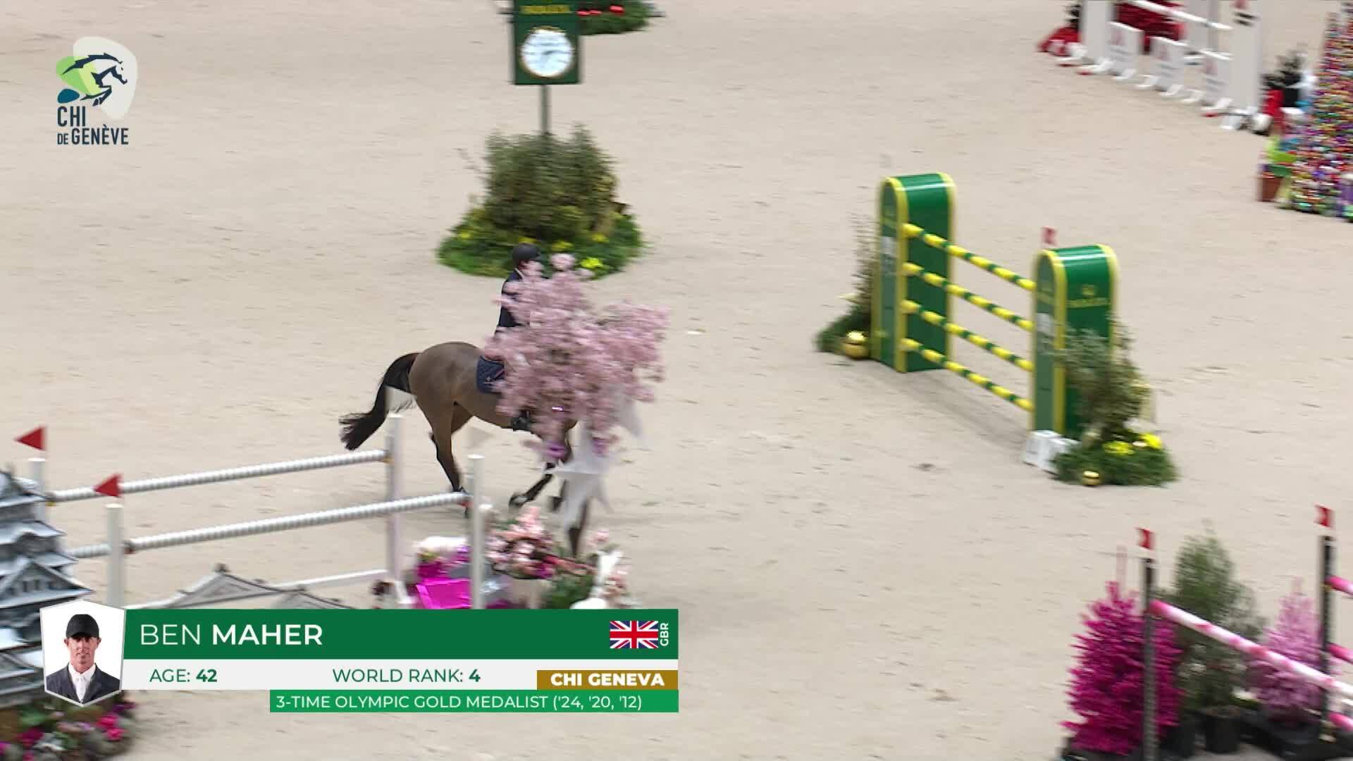Ben Maher with Enjeu de Grisien - CHI5* de Genève 2025 - Round 1