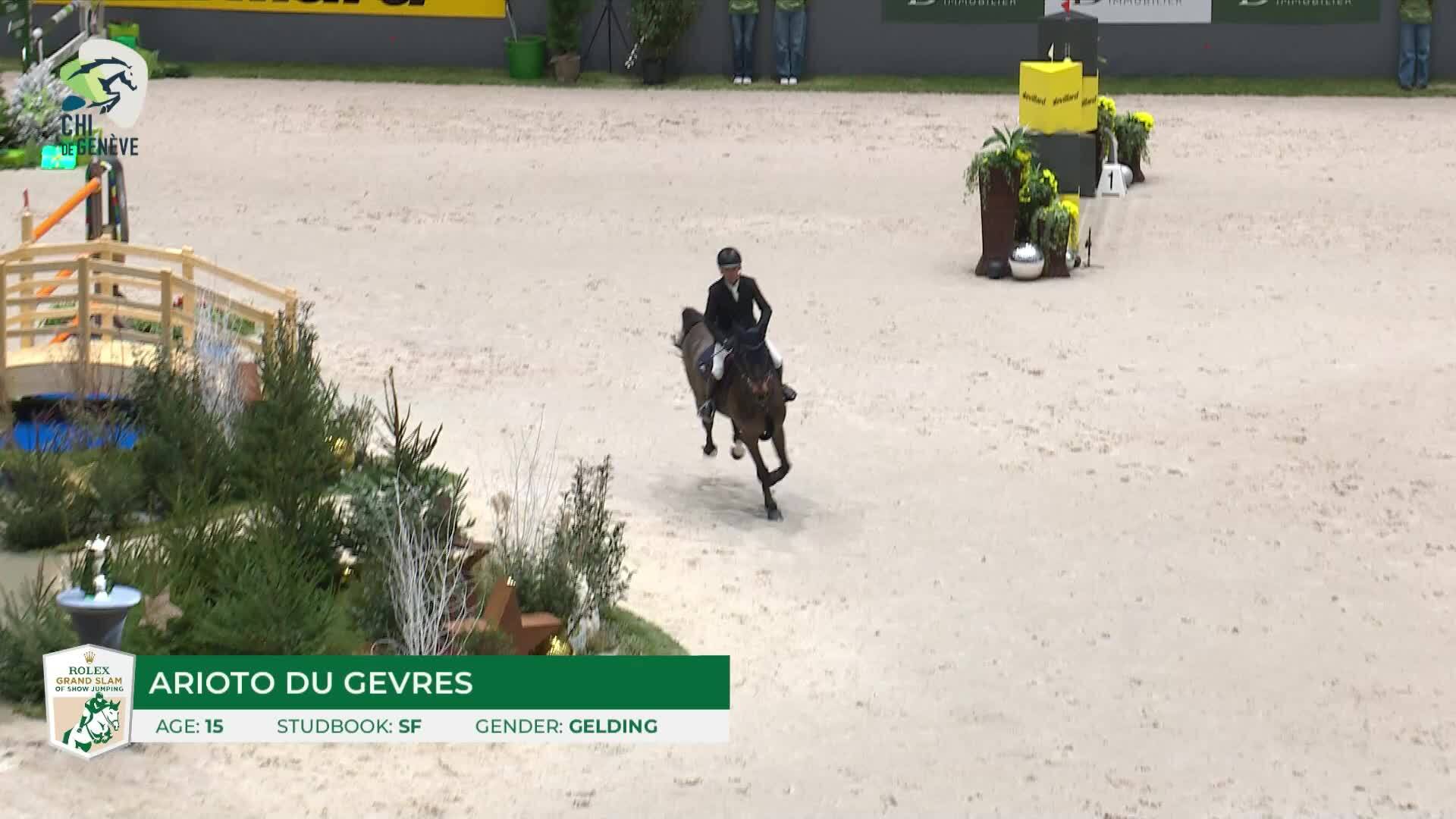 Marc Dilasser with Arioto du Gevres - CHI5* de Genève 2025 - Round 1