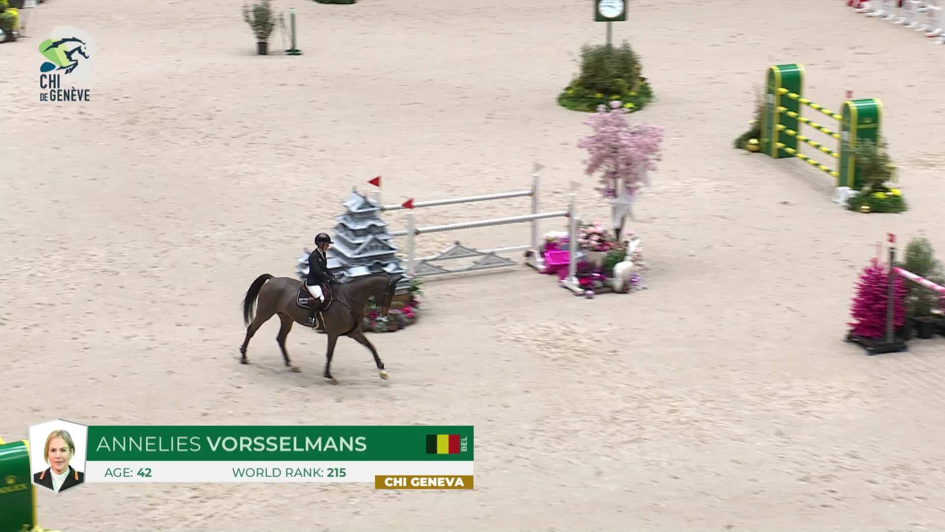 Annelies Vorsselmans with Trezeguet - CHI5* de Genève 2025 - Round 1