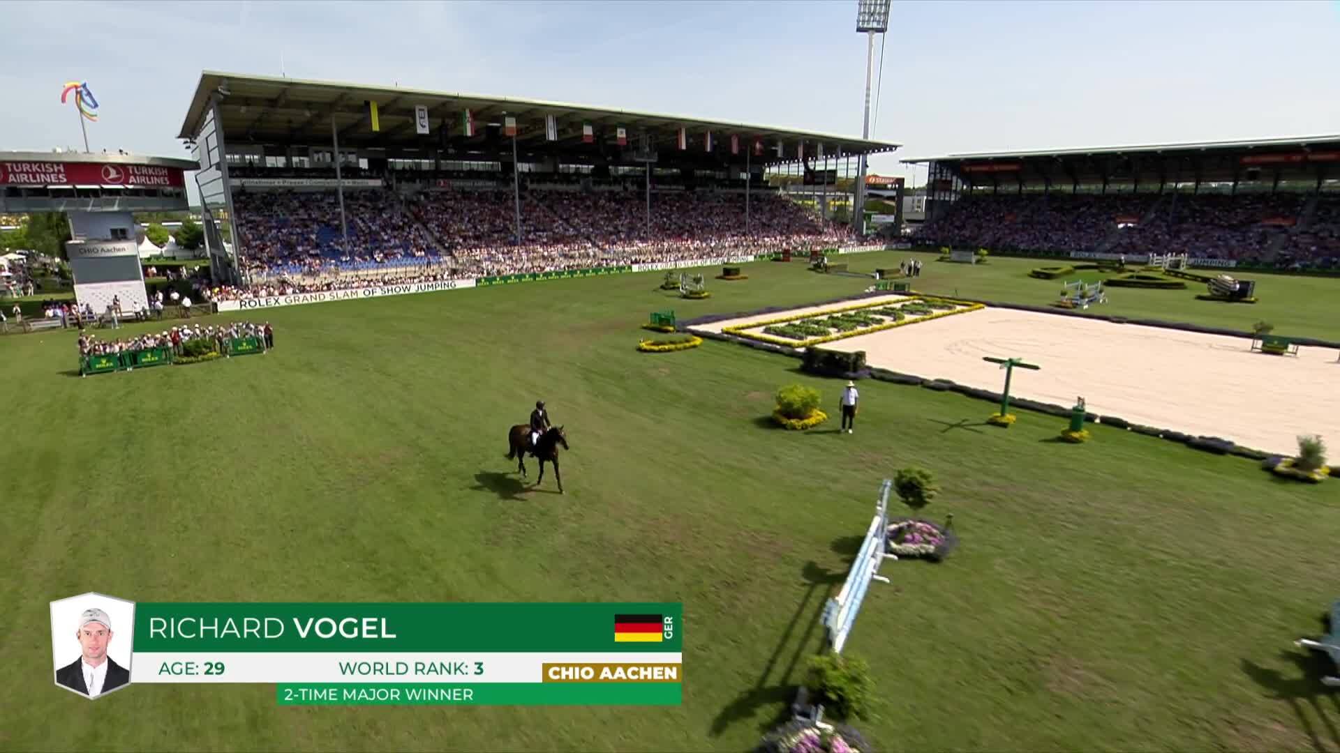 Richard Vogel with United Touch S - TSCHIO Aachen 2026 - Jump-off
