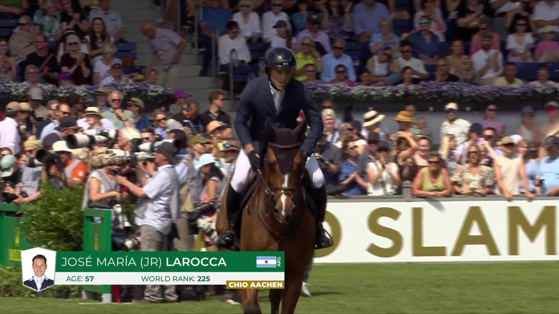 José María (Jr) Larocca with Finn Lente - TSCHIO Aachen 2026 - Jump-off