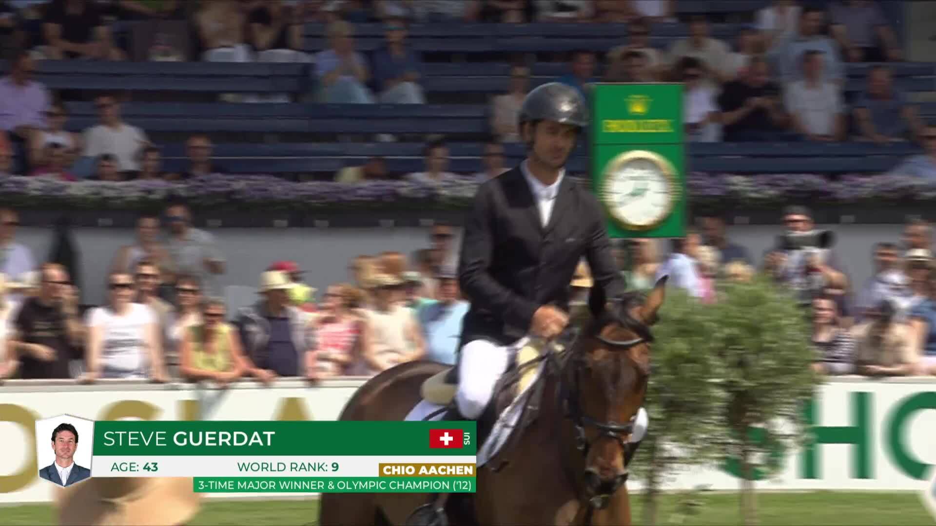 Steve Guerdat with Venard de Cerisy - TSCHIO Aachen 2026 - Round 1
