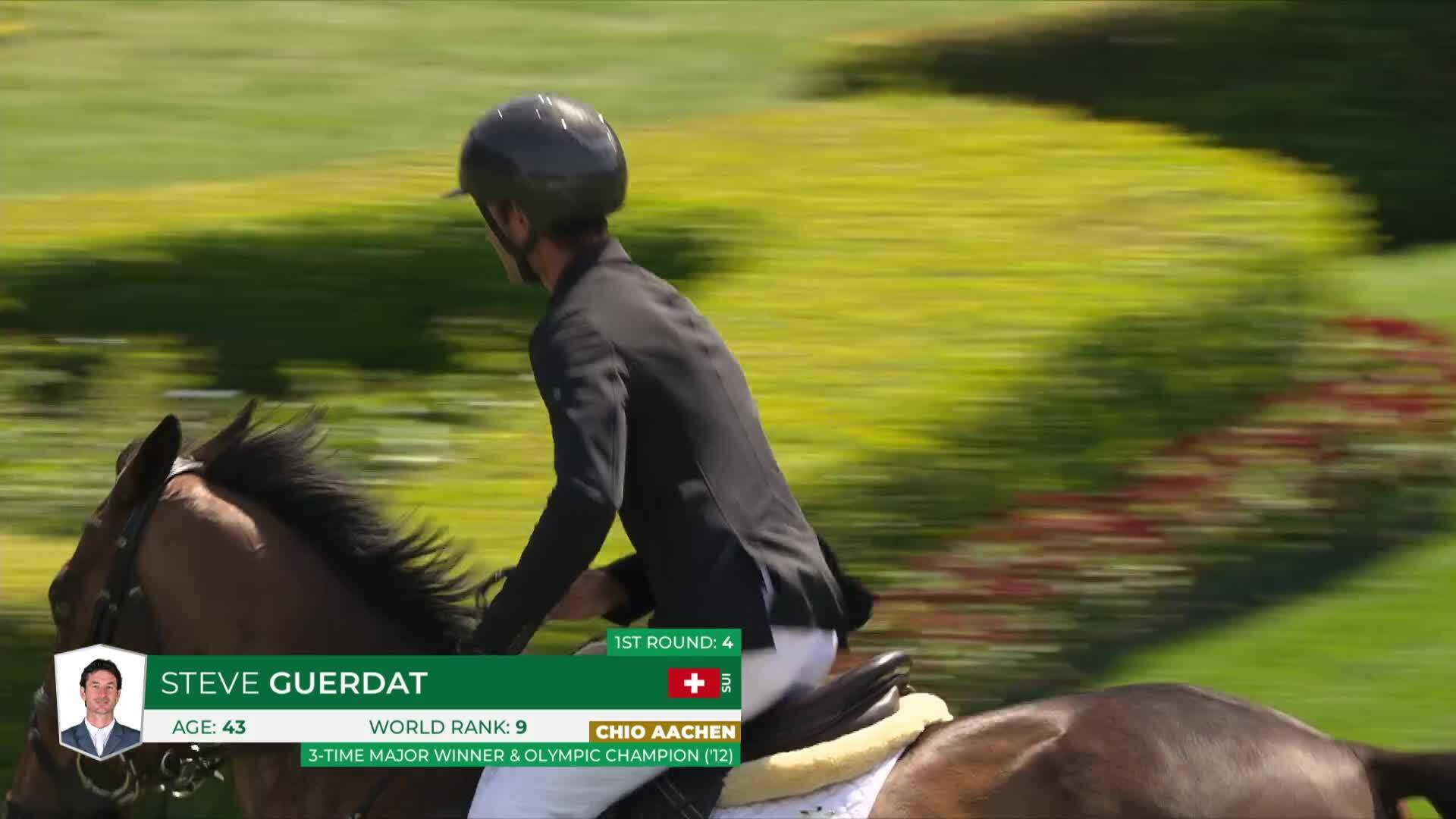 Steve Guerdat with Venard de Cerisy - TSCHIO Aachen 2026 - Round 2