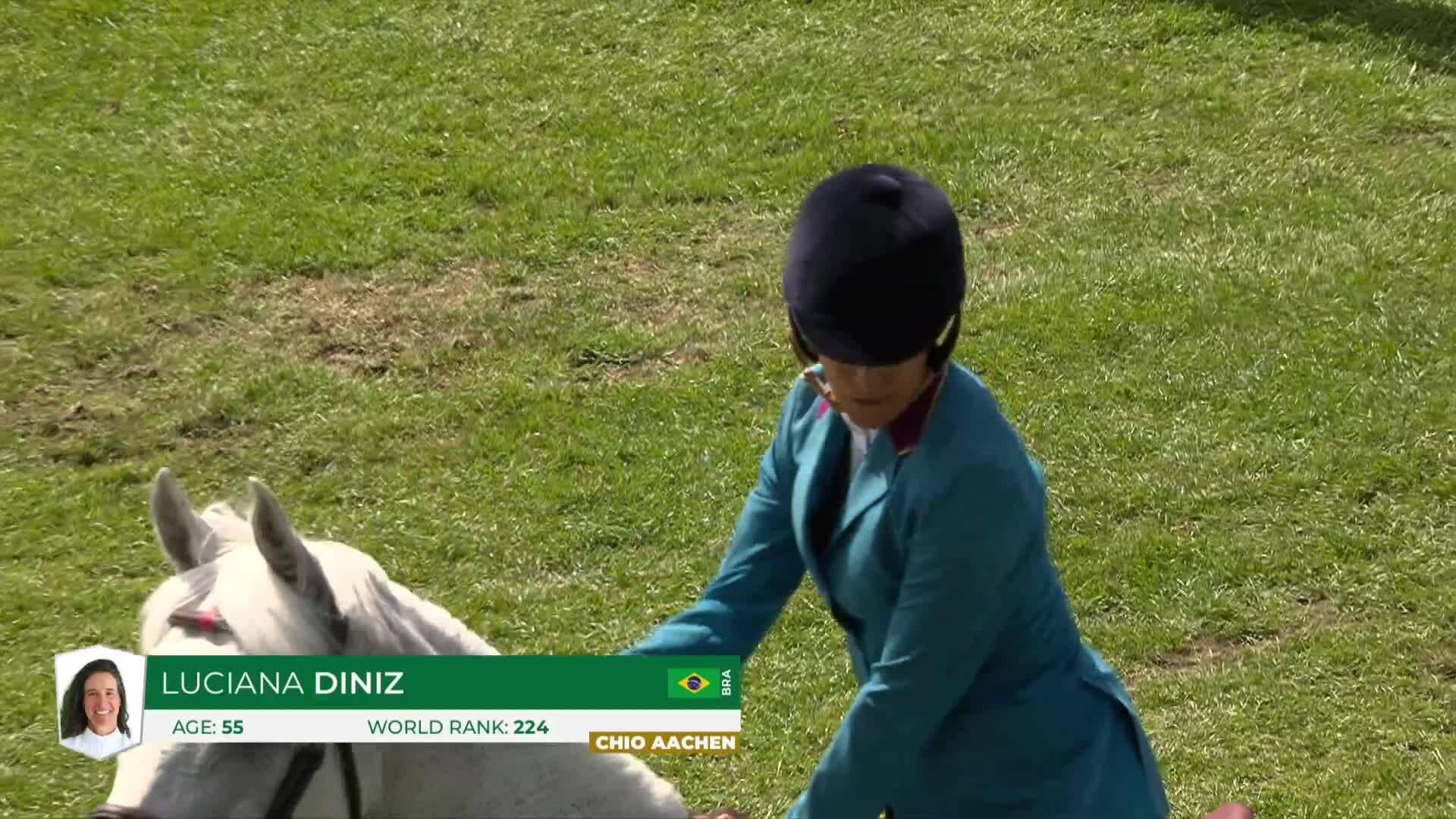 Luciana Diniz with Vertigo du Desert - TSCHIO Aachen 2026 - Round 1