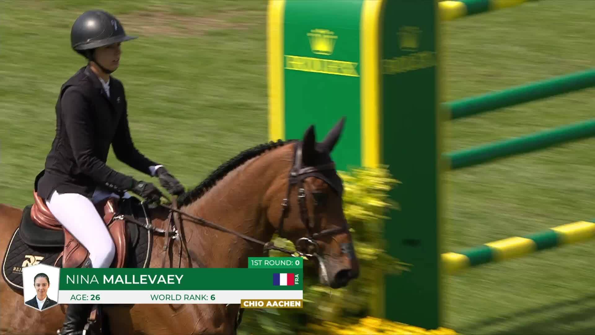 Nina Mallevaey with Dynastie de Beaufour - TSCHIO Aachen 2026 - Round 2