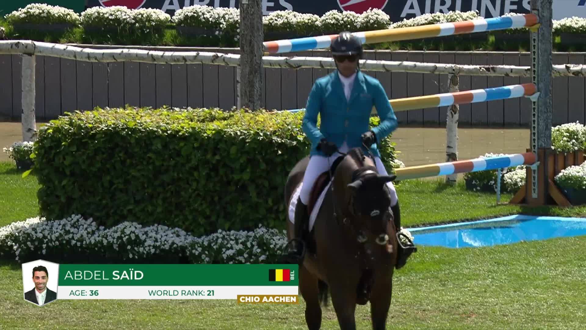 Abdel Saïd with Wathnan Quaker Brimbelles Z - TSCHIO Aachen 2026 - Round 1