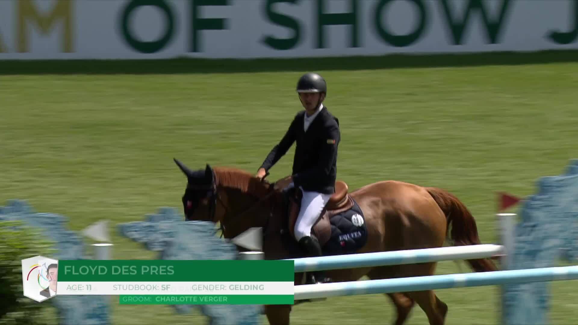 Antoine Ermann with Floyd des Pres - TSCHIO Aachen 2026 - Round 1