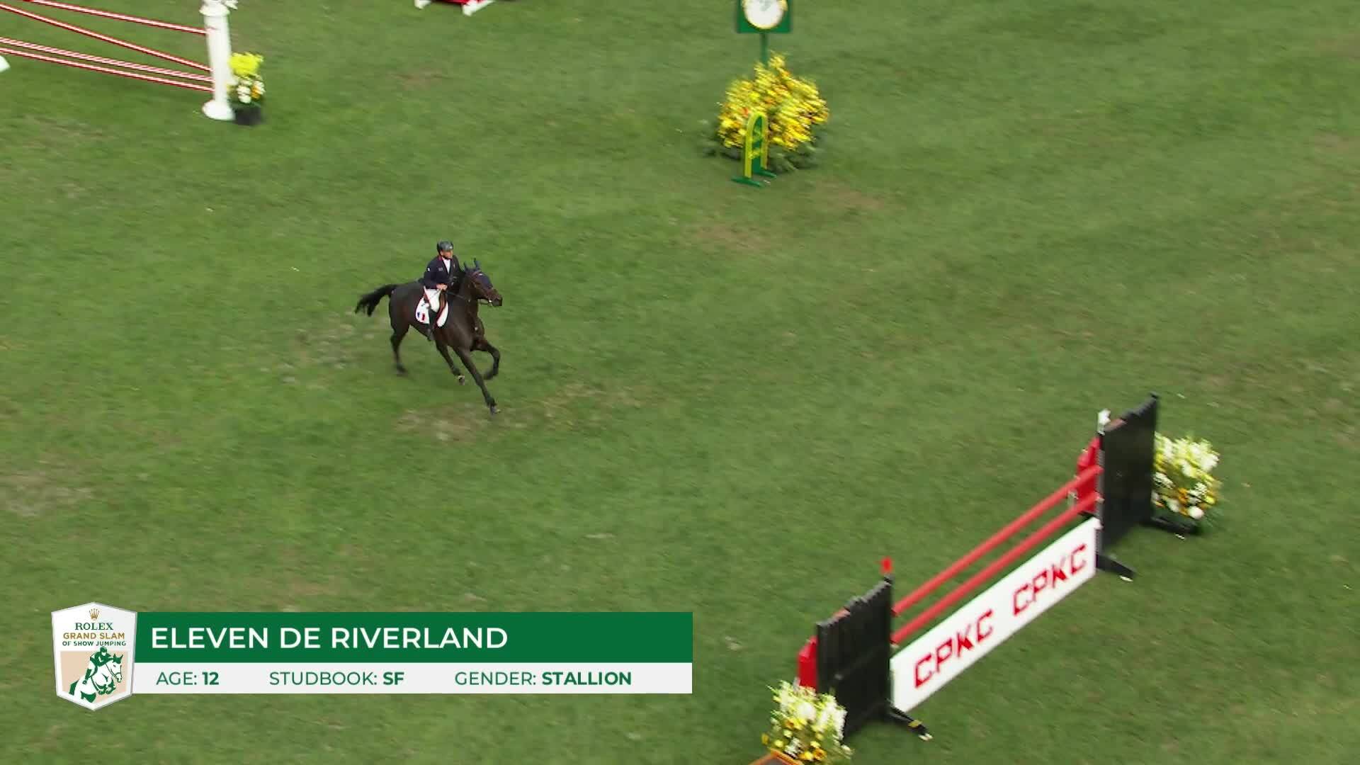 Nicolas Sers avec Eleven de Riverland - CSIO5* Spruce Meadows 'Masters' 2026 - Manche 1