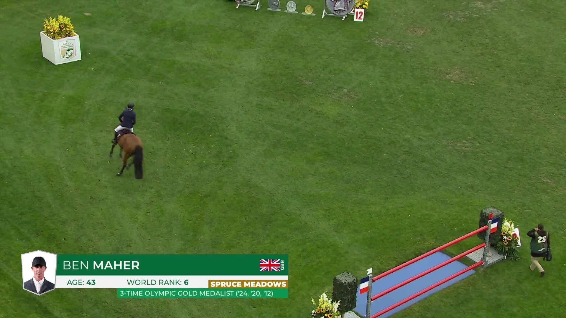 Ben Maher avec Enjeu de Grisien - CSIO5* Spruce Meadows 'Masters' 2026 - Manche 1