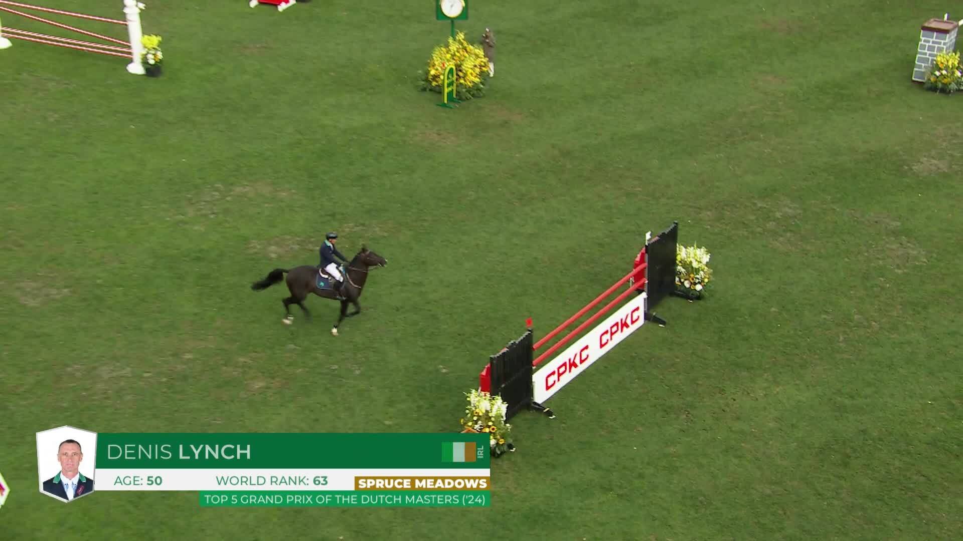 Denis Lynch avec Vistogrand - CSIO5* Spruce Meadows 'Masters' 2026 - Manche 1