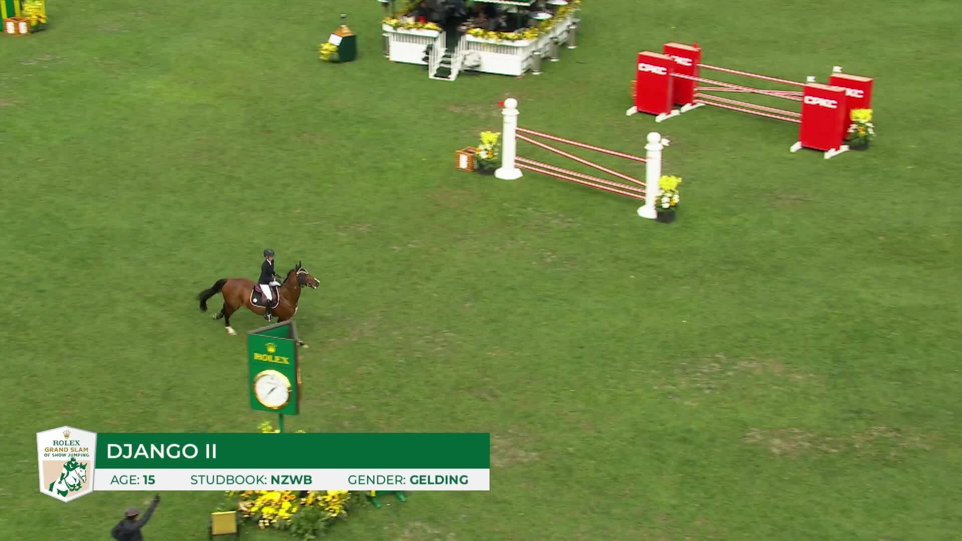 Katie Laurie avec Django II - CSIO5* Spruce Meadows 'Masters' 2026 - Manche 1