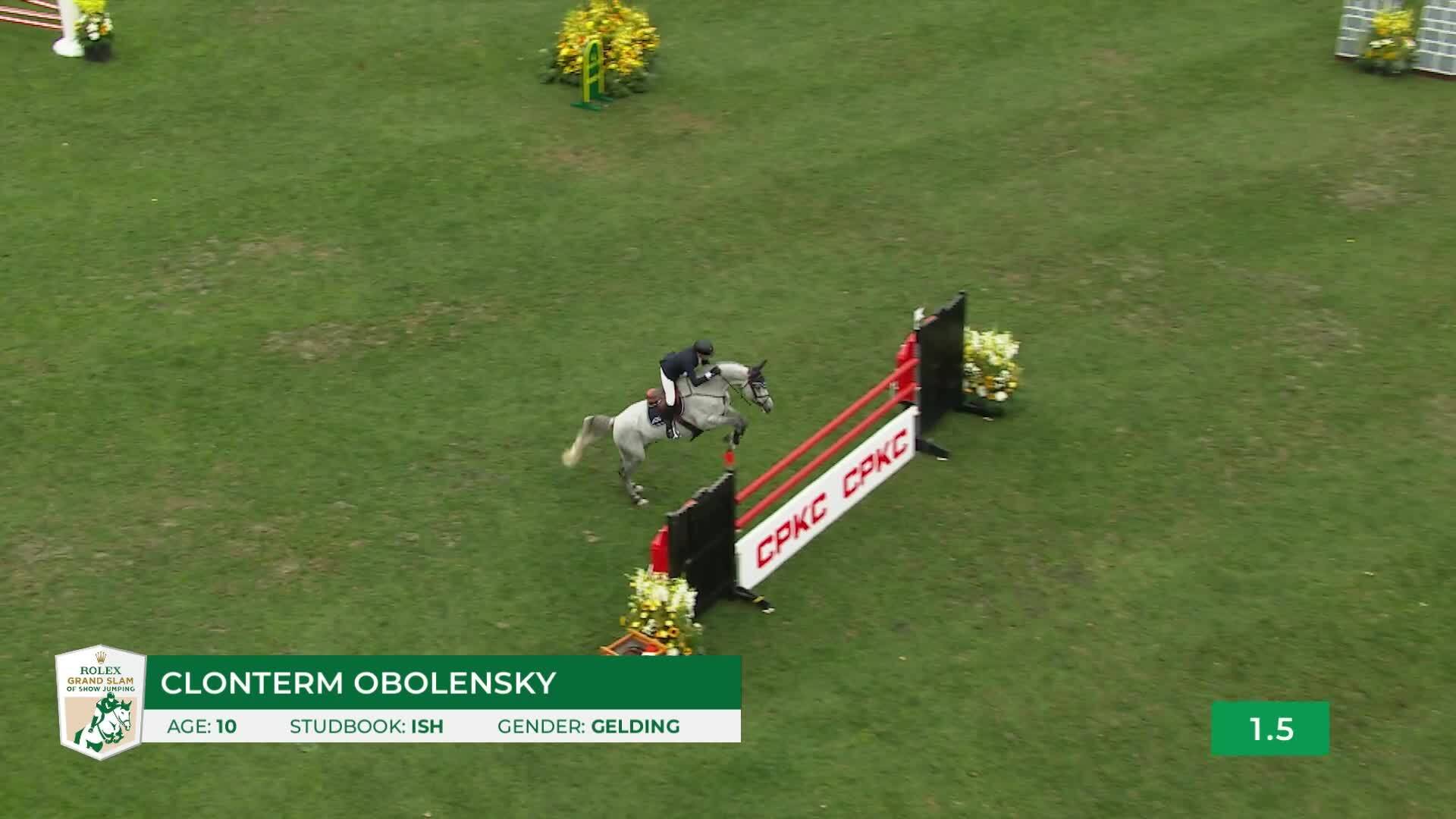 Conor Swail avec Clonterm Obolensky - CSIO5* Spruce Meadows 'Masters' 2026 - Manche 1