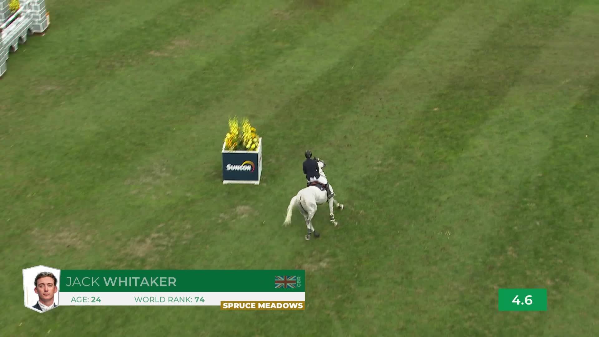 Jack Whitaker avec Jack Jl - CSIO5* Spruce Meadows 'Masters' 2026 - Manche 1