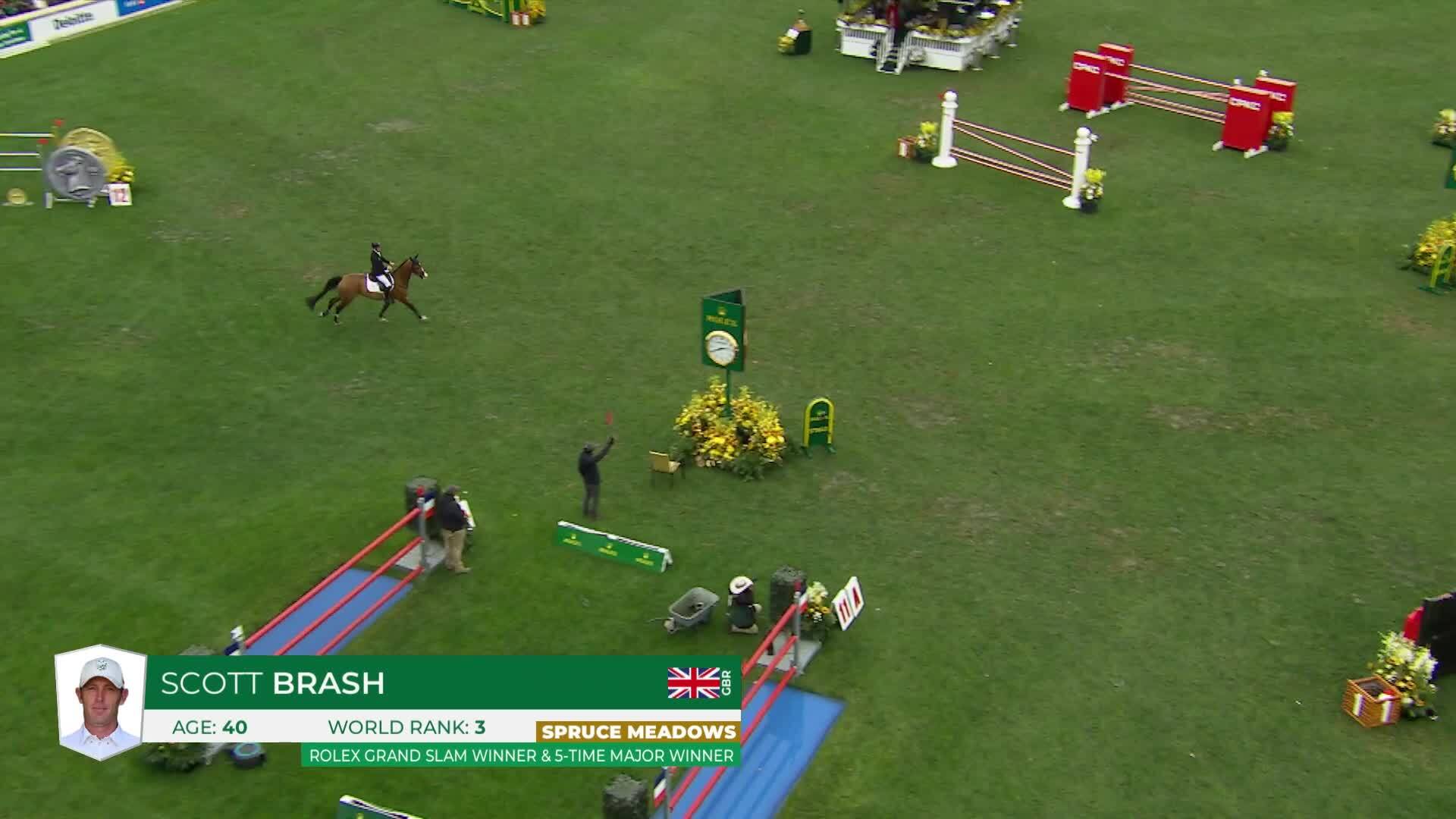 Scott Brash avec Hello Jefferson - CSIO5* Spruce Meadows 'Masters' 2026 - Manche 1