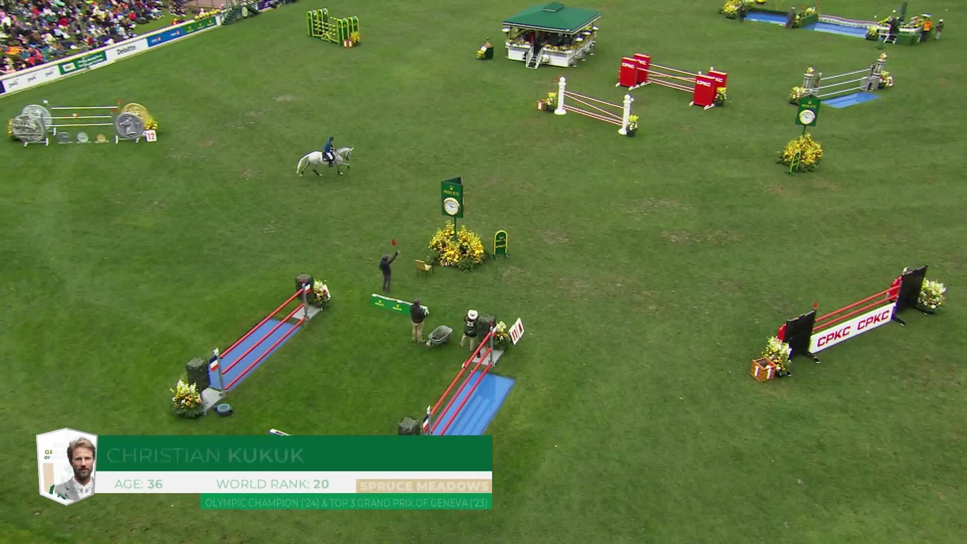 Christian Kukuk avec Checker 47 - CSIO5* Spruce Meadows 'Masters' 2026 - Manche 1