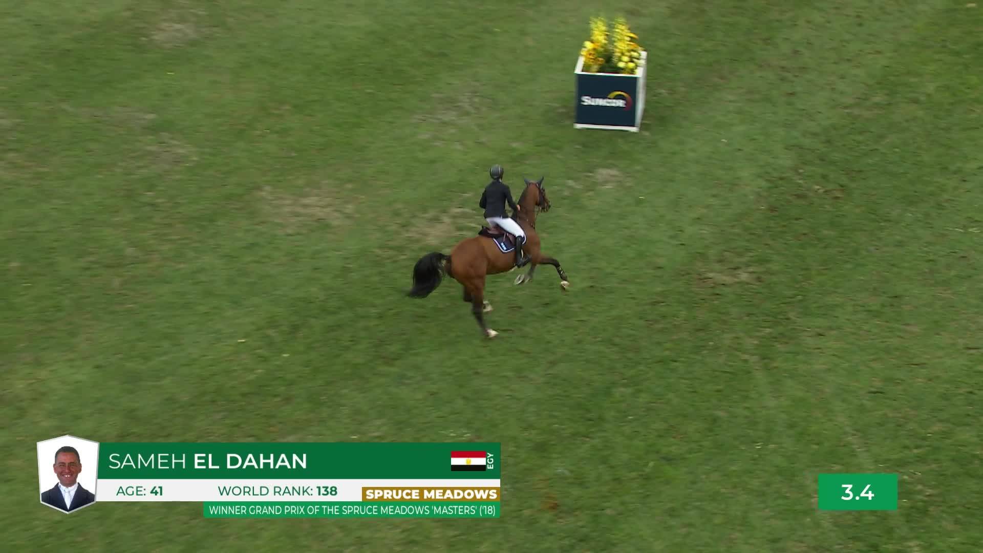 Sameh El Dahan avec Oscar-a - CSIO5* Spruce Meadows 'Masters' 2026 - Manche 1