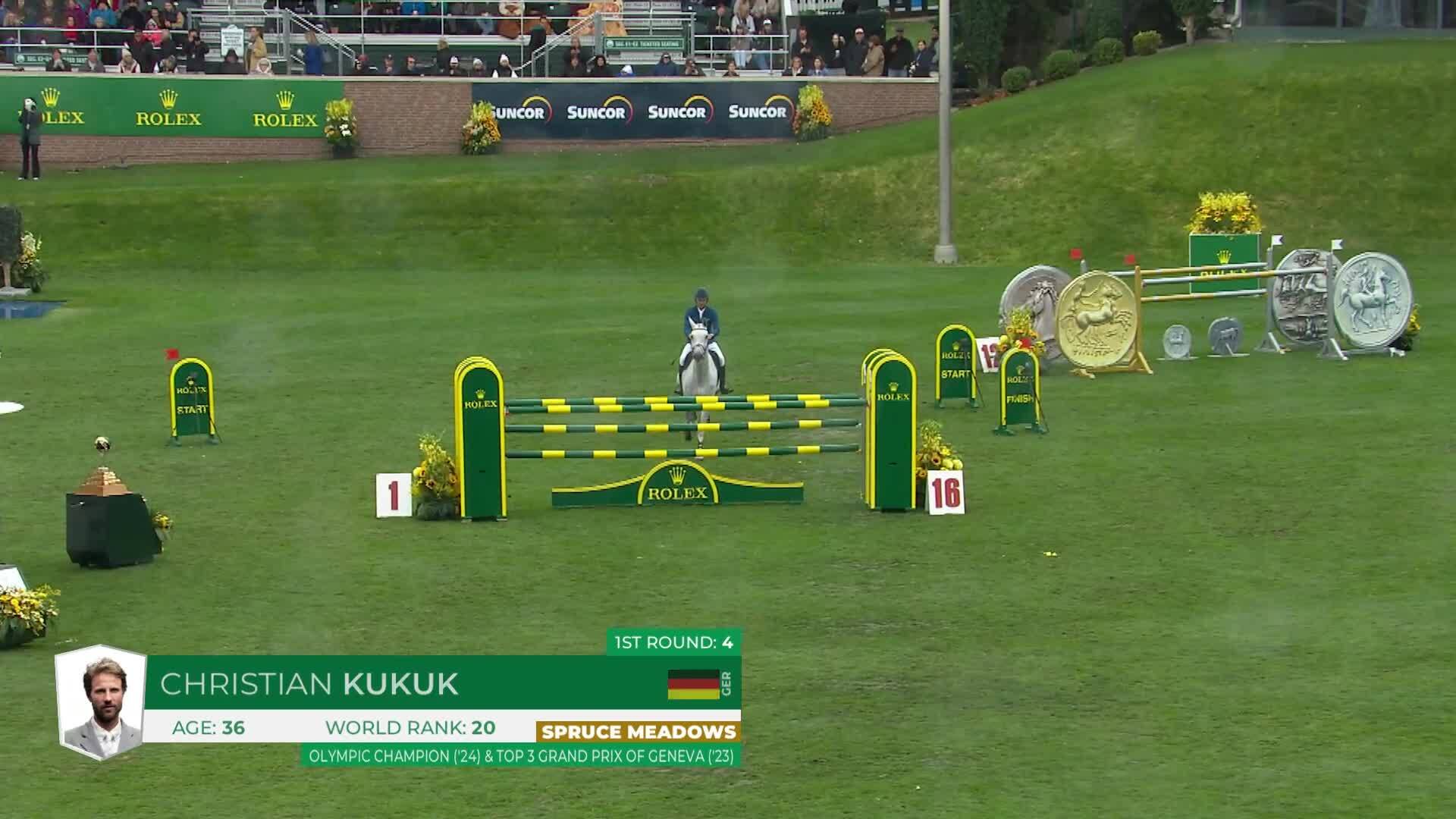 Christian Kukuk with Checker 47 - CSIO5* Spruce Meadows 'Masters' 2026 - Round 2