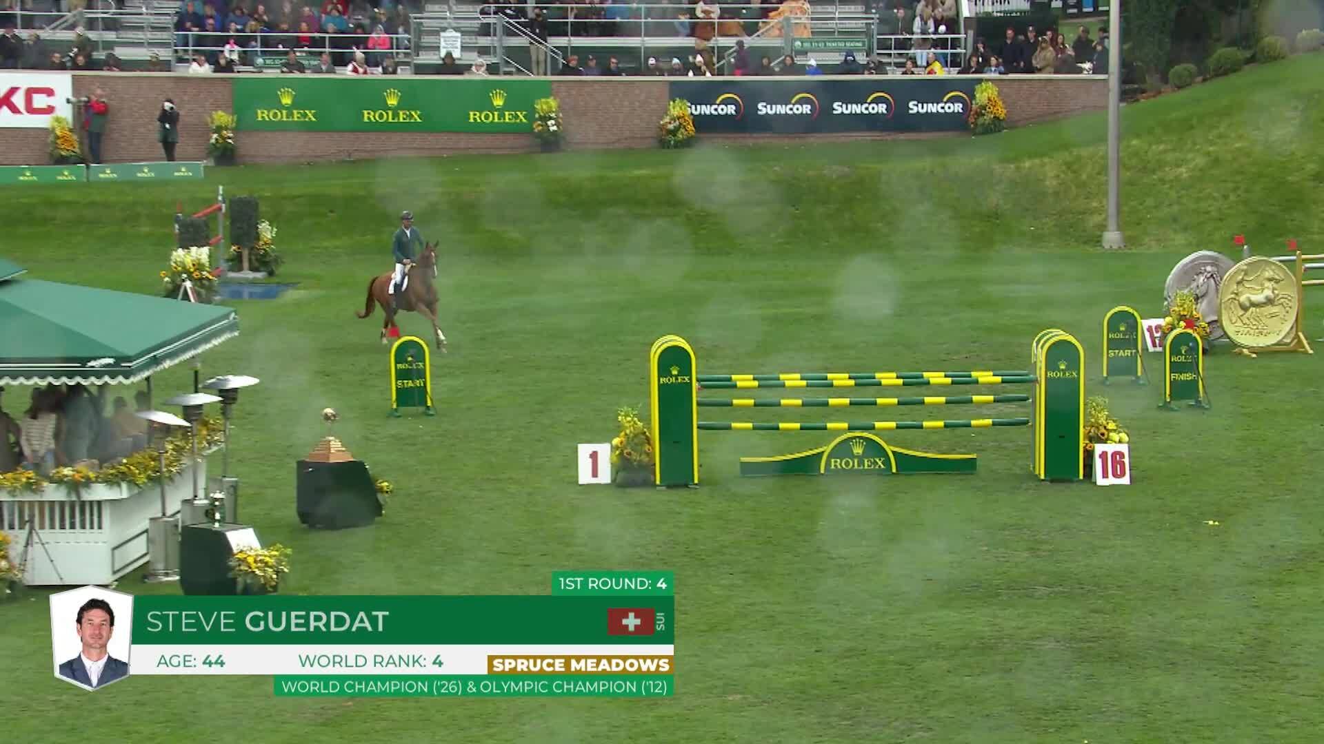 Steve Guerdat with Albfuehren's Iashin Sitte - CSIO5* Spruce Meadows 'Masters' 2026 - Round 2