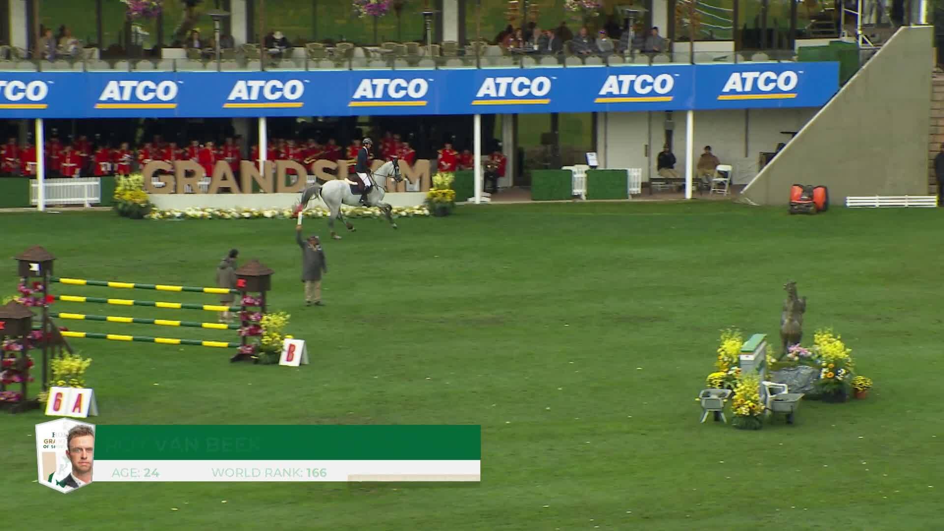 Roy Van Beek with Cavoiro - H Old - CSIO5* Spruce Meadows 'Masters' 2026 - Jump-off