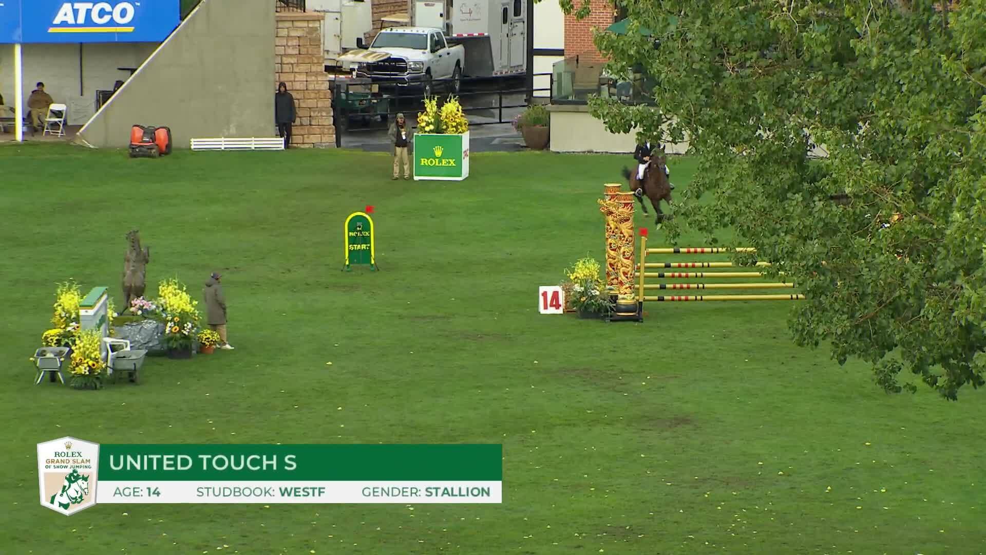Richard Vogel with United Touch S - CSIO5* Spruce Meadows 'Masters' 2026 - Jump-off