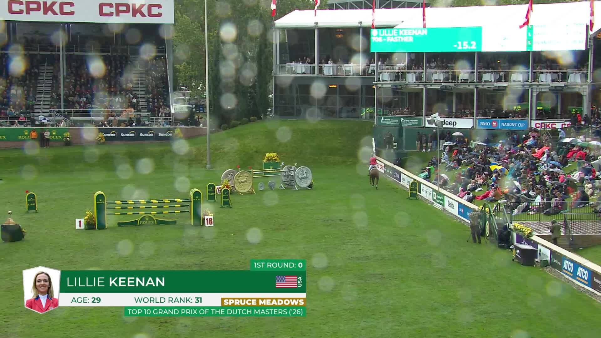 Lillie Keenan with Fasther - CSIO5* Spruce Meadows 'Masters' 2026 - Round 2