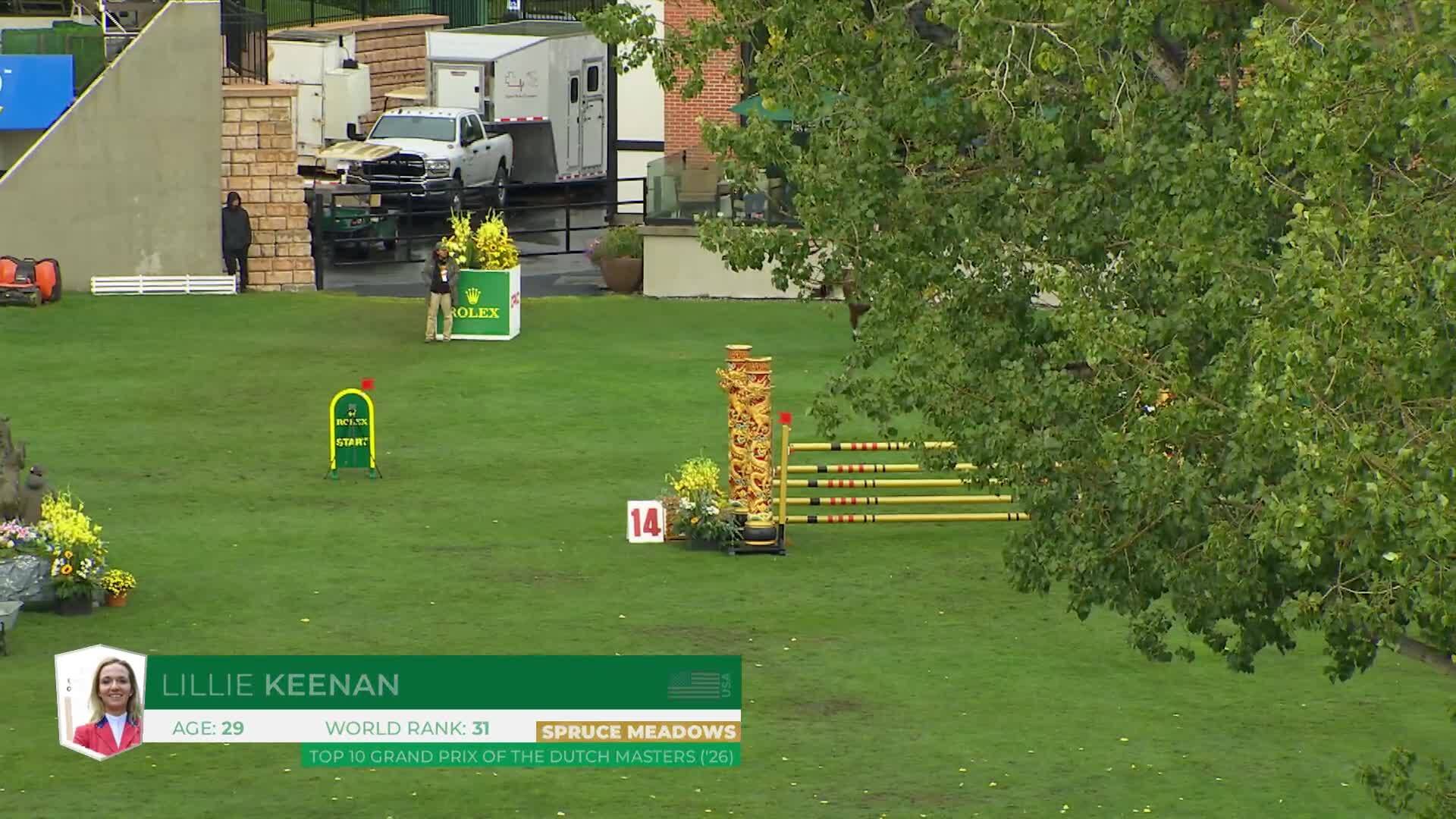 Lillie Keenan with Fasther - CSIO5* Spruce Meadows 'Masters' 2026 - Jump-off