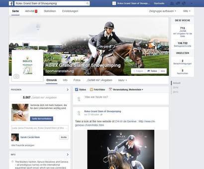 Rolex Grand Slam of Show Jumping Facebook