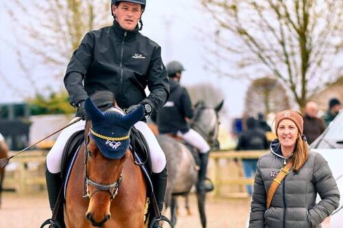 Nathalie Beaufort and her own bred horse Thor de Beaufort (Photo: Nathalie Beaufort)