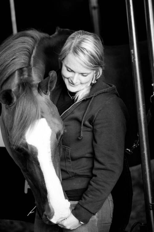 Denise Moriarty, groom de Kent Farrigton (Photo: Rolex Grand Slam of Show Jumping / Ashley Neuhof)
