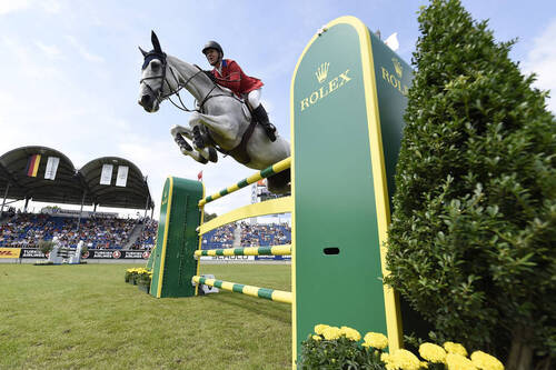 Mclain Ward mit Clinta (Photo: Rolex / Kit Houghton)