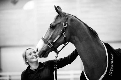 Denise Moriarty, Kent Farrington's groom (Photo: Ashley Neuhof)