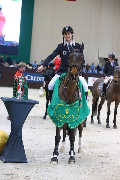 Steve Guerdat: Gewinner des Rolex Grand Prix in Genf 2013.