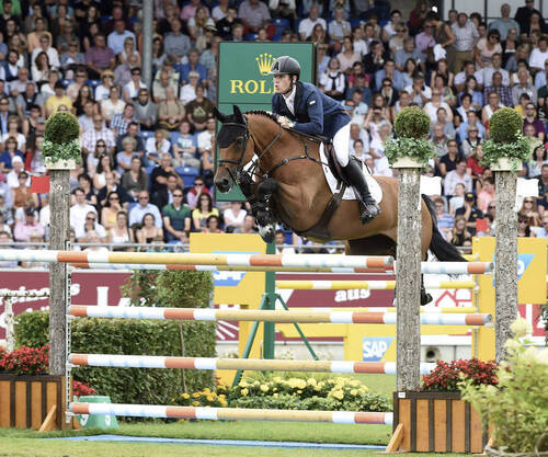 A Grand Slam bonus is at stake for Scott Brash in Aachen on Sunday.