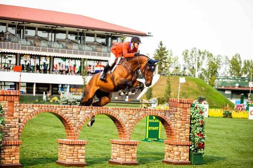 McLain Ward and HH Azur (Photo: Rolex Grand Slam / Ashley Neuhof)