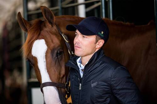 Kent Farrington und Creedance (Rolex Grand Slam of Show Jumping / Ashley Neuhof)