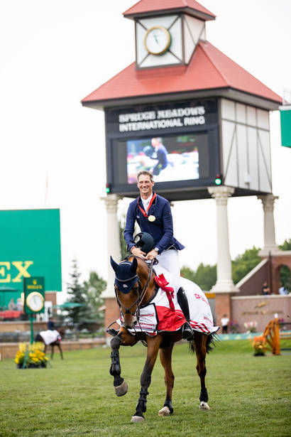 Daniel Deusser at Spruce Meadows 'Masters' (Credit Photo : Rolex Grand Slam / Ashley Neuhof)