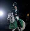 Martin Fuchs (SUI) waves to the crowd whilst riding Leone Jei after his victory in the Rolex IJRC Top 10 Final