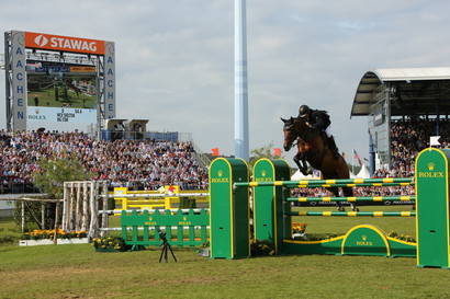 Big Star und Nick Skelton beim Rolex Grand Slam 2013 in Aachen.