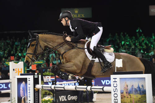 Scott Brash und Ursula XII (Photo: Rolex Grand Slam / Kit Houghton)